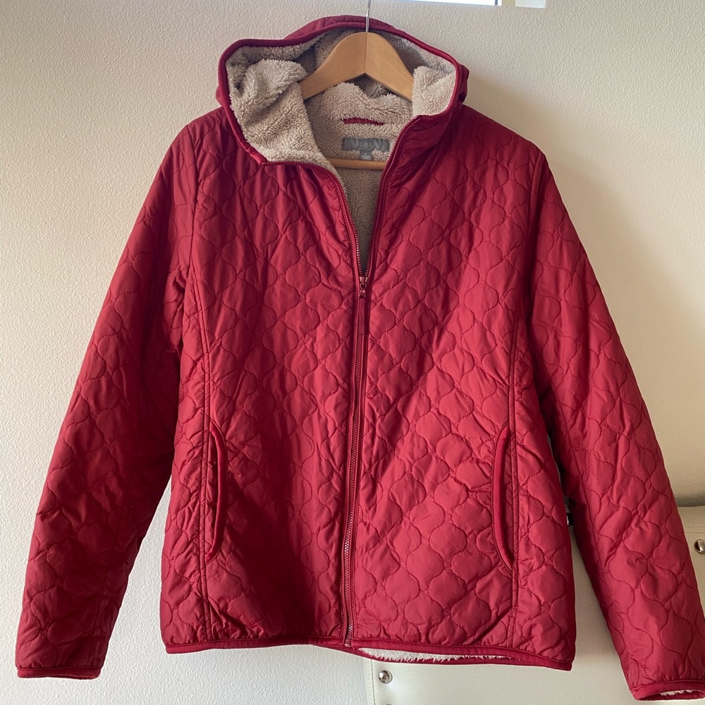 Uniqlo ultra light jacket with hoodie